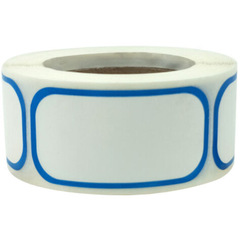 600 self-adhesive, reusable, 2 x 1 inch labels, waterproof and oil-resistant, suitable for food containers, kitchen, restaurant, pantry