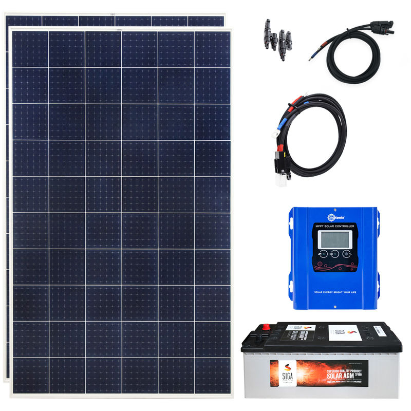 600 Watt Inselanlage Photovoltaik Solar 12 V PV für