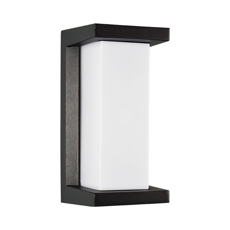 6000K Applique Murale Extérieur, Combuh 12W Aluminium Applique Exterieur led Lampe Exterieur Appliques Étanche IP65 Anthracite Eclairage Décoration