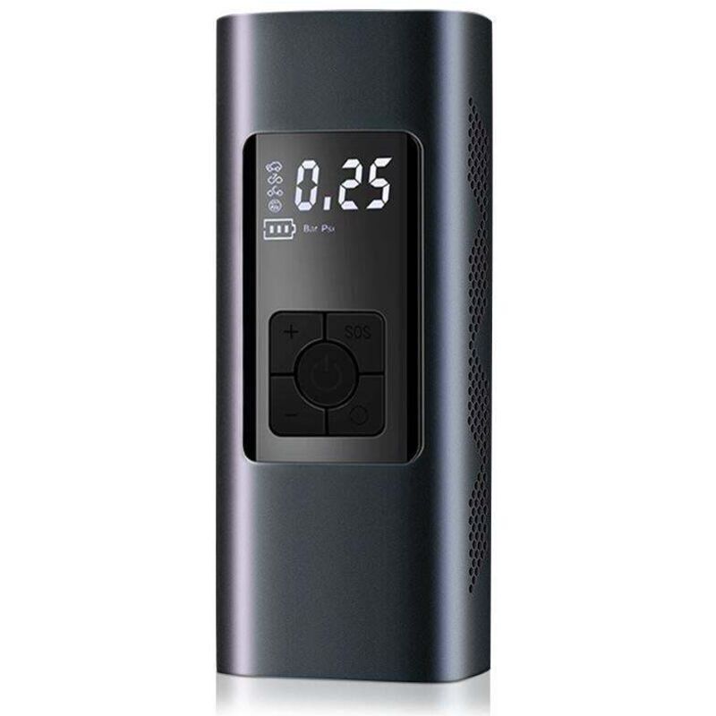 6000mAh Mini Pompe a Air Electrique, Compresseur a Air Portatif Gonfleur Pneus sans Fil 150PSI avec ecran LCD Numerique, Pompe a Velo Electrique avec