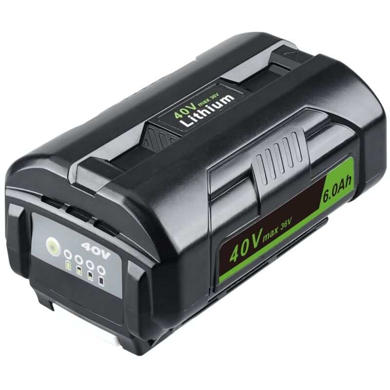 Pdstation - 6000mAh pour Ryobi 40V Battery OP4030 OP4015 OP4026 RY40002 RY40204 RY40210 RY40220 RY40610 RY40600 Batterie rechargeable