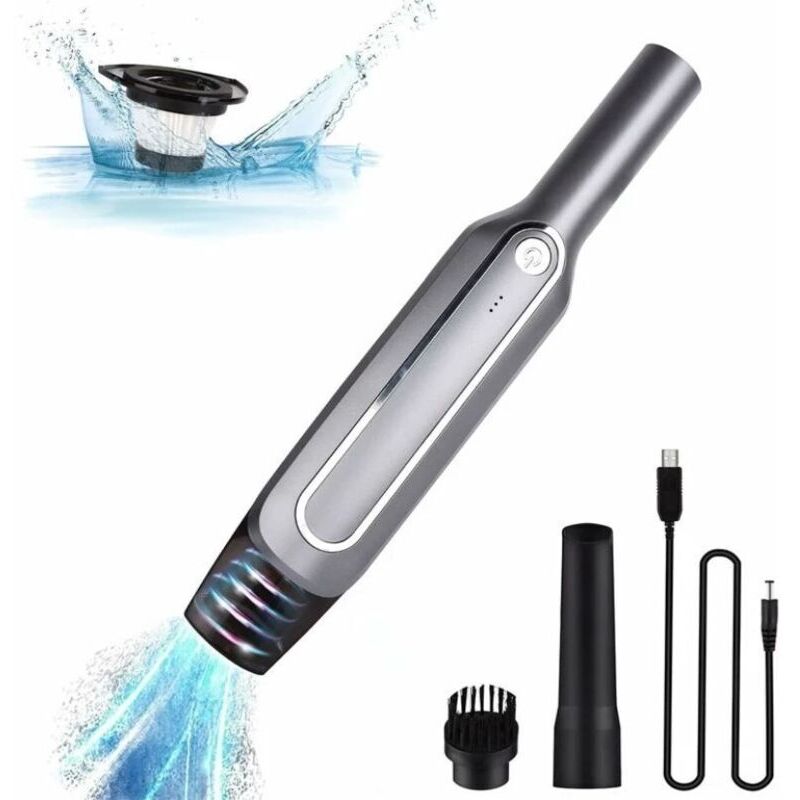 6000Pa Portable Cordless Handheld Vacuum Cleaner - 2000mAh Rechargeable Battery, Mini Tabletop Car Vacuum - Kitchen, Car, Sofa, Pets
