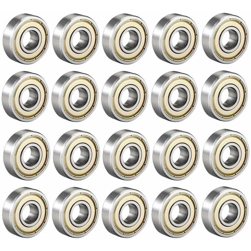 6000ZZ Roulement à billes 10 mm x 26 mm x 8 mm Roulements à billes à double blindage à gorge profonde 80100 Roulement à rouleaux Roulement à billes