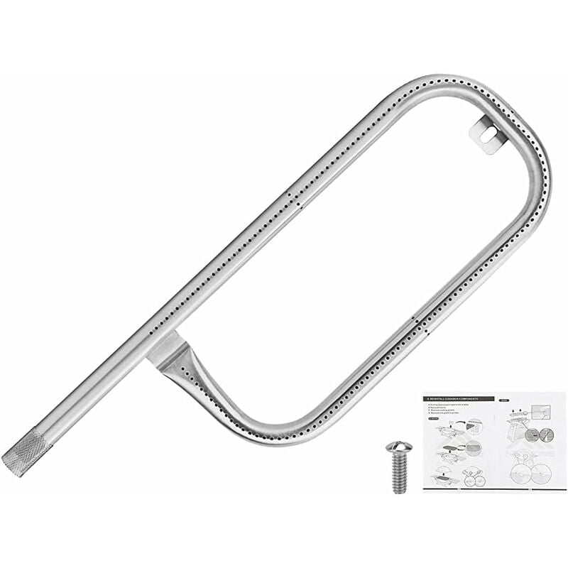 Roleader - 60040 43.2CM Brleur de Rechange pour Weber Q100, Q120, Tube de brleur pour Les Grils à gaz Weber Q1000, Q1200.