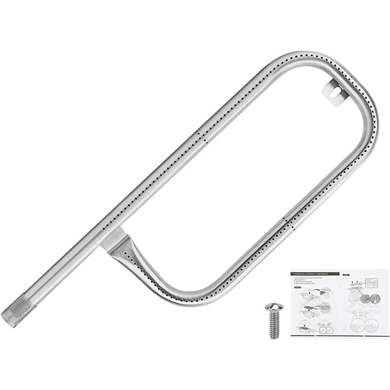 Paryou - 60040 43.2CM Brûleur de Rechange pour Weber Q100, Q120, Tube de brûleur pour Les Grils à gaz Weber Q1000, Q1200.