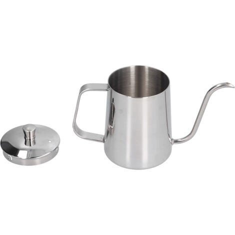 600ml 304 Stainless Steel Coffee Kettle Gooseneck Pour Over Coffee Pot for Home Kitchen