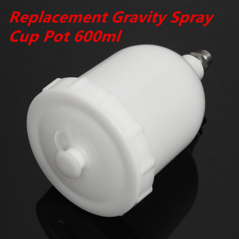 600ML Paint Sprayer Bucket Pot Cup Pr Devilbiss GTI / TEKNA Pro Pri FLG LAVENTE