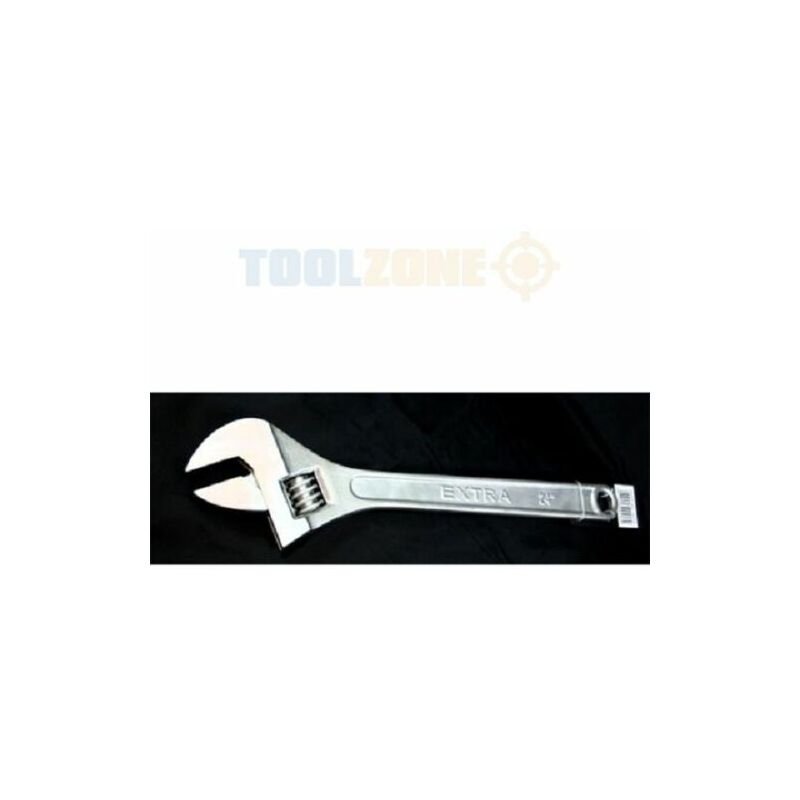 Toolzone - 600mm (24') Jumbo Large Adjustable Spanner Wrench tool