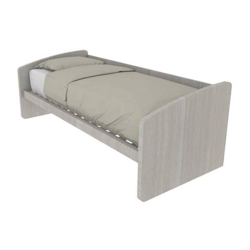 600se - canapé-lit de forme simple 80x190 - chêne de roche - chêne de roche