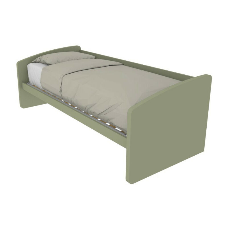 600se - canapé-lit de forme simple 80x190 - salvia - salvia
