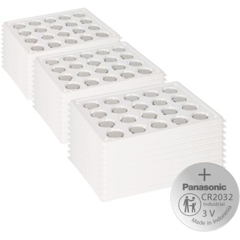 600x Panasonic CR2032 Batterie Lithium Knopfzelle CR2032BS Bulk