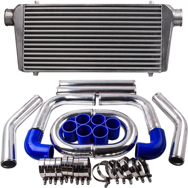 Image of Maxpeedingrods - 600x300x76 Intercooler 3.0' 76mm Inlet Outlet + 2.5' 64mm Intercooler Pipe Satz