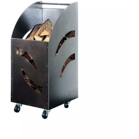 IDROWEB 601 - CARRELLO PORTALEGNA H80 Cm IN FERRO BATTUTO CON RUOTE TANK 601