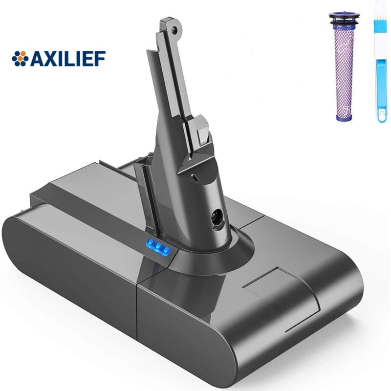 Axilief - 6.0Ah 21.6V Batterie pour Aspirateur Dyson V8 Motorhead Pro