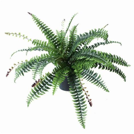 60cm Leaf Design UK Realistic Large Artificial Foliage Plant with Pot