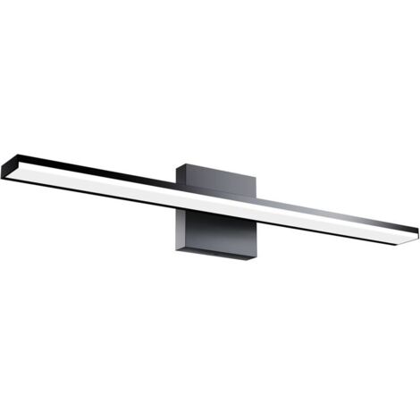60cm LED Miroir Salle de Bain 12W 1200LM Blanc Froid 6000K, Pas de Flash Salle de Bain Miroir Lumire IP44 230V Applique Murale Miroir Lumi¨¨re¡­