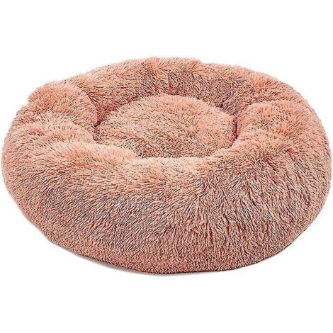(60cm Rose) Panier Rond Chien Tapis Chat Panier Donuts