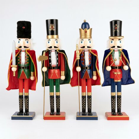 60cm Wooden Nutcrackers Figures Christmas Ornament Any One
