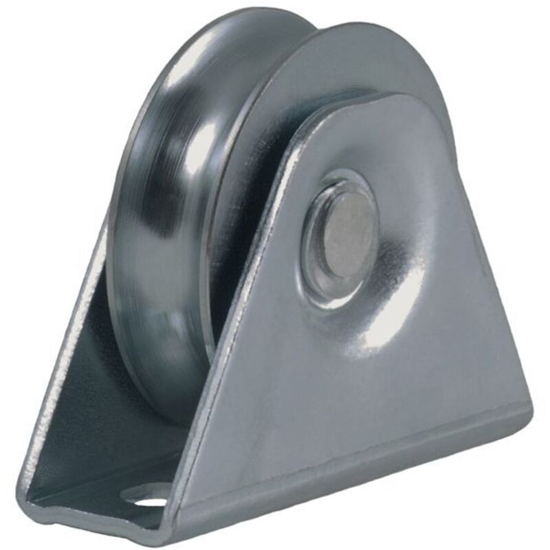 60mm round groove wheel in fixed bracket groove wheel for gate