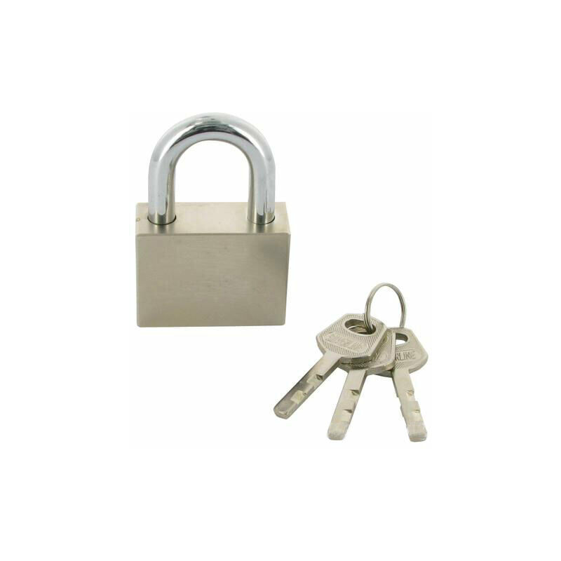 60mm Steel Keyed Security Padlock 11mm Shackle Secure Gate Shed Key Lock