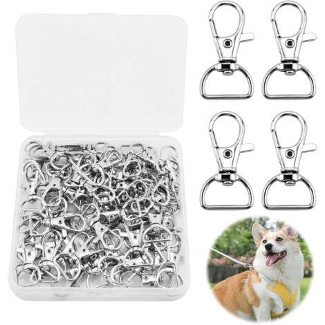 Mousquetons pivotants en métal : fermoir sangle en toile de 20 mm, accessoires pour sac à main - France