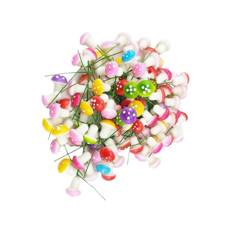60Pcs fungo in miniatura Mini fungo fata giardino