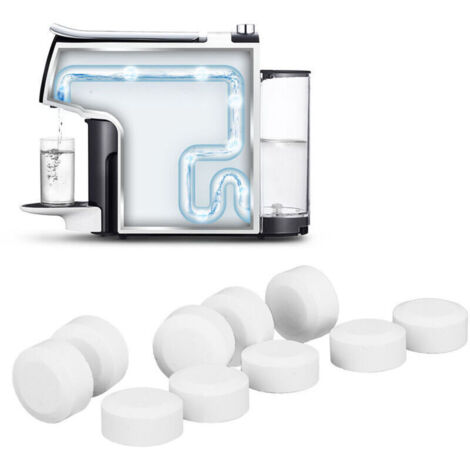 60pcs Tablettes de Nettoyage de Machine à Café Entièrement Automatique Agent Détartrant pour Magasin Bureau Maison