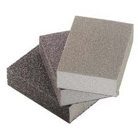 60PZ SPUGNE ABRASIVE A SAPONETTA "GRINSPON" - grana grossa 60 - mm.100x66x26h.