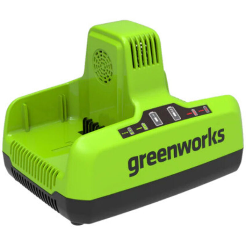 Doppel-schnellladegerät Greenworks 60v - 6, 0ah - G60x2uc6