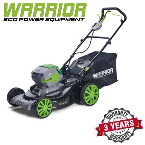 WARRIOR - 60v Warrior Lawn Mower With 2 * Battery And Charger (Self Propelling) - WEP82423M-BC