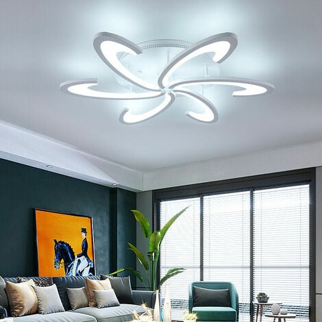 60W LED Acryl Deckenleuchte Wohnzimmer Esszimmer modern Deckenlampe Badlampe Kaltes Weiß