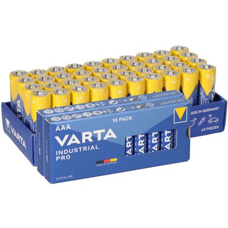 60x Varta Batterie Industrial 40x AA LR06 + 20x AAA LR3 Mignon Micro