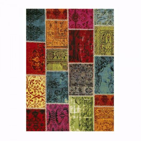 Tapis salon PATCHAWORKA 1 adapté au chauffage par le sol