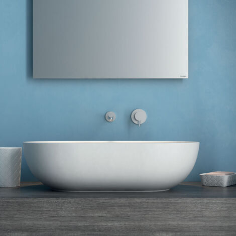 60x41 cm Globo T-EDGE Le Ciotole lavabo en céramique B6O60BI  Blanc - Céramique