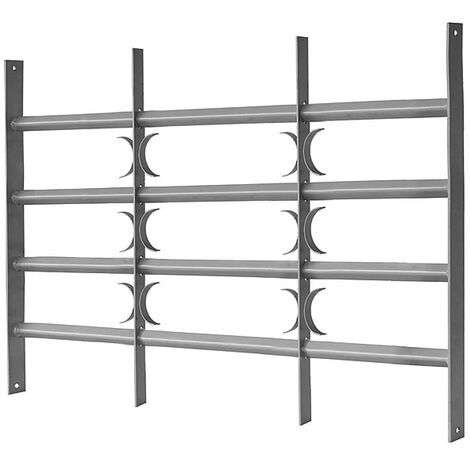 60x50-65cm Balkongeländer Fenster Geländer Stahl Schutzgitter Einbruchschutz
