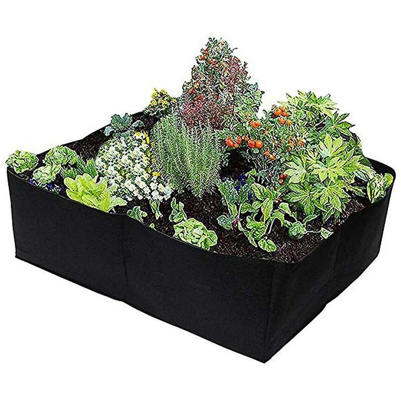 60x60x30cm Garden Grow Bag Fioriera da esterno Vasi da giardino Garden Living Bag