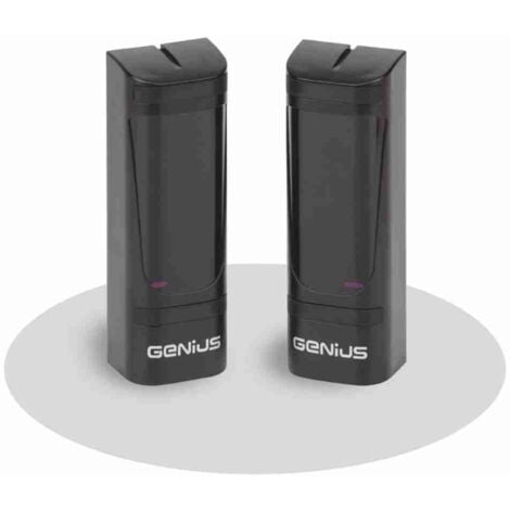6100147 Paire de photocellules extérieures 20MT 24v avec relais GENIUS VEGA