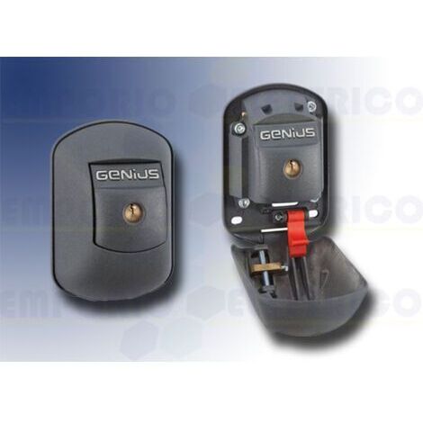 6100221 Selettore a Chiave Alluminio Metallo GENIUS ARMO 24V