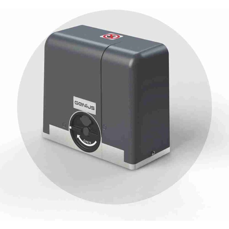 6110088 Motoréducteur Moteur 230v 500 kg Pour Portails Coulissants Genius blizzard 6110088 Sans Panneau De Commande