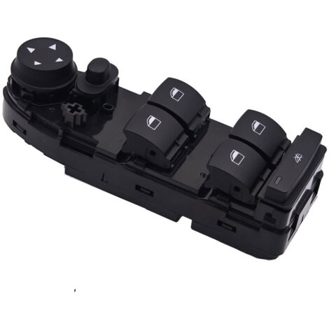 61319216048 Interrupteur à bouton-poussoir pour lève-vitre électrique de voiture, compatible avec les modèles BMW X1 de 2010 à 2015, commande la montée et la descente des vitres électriques, facile à 