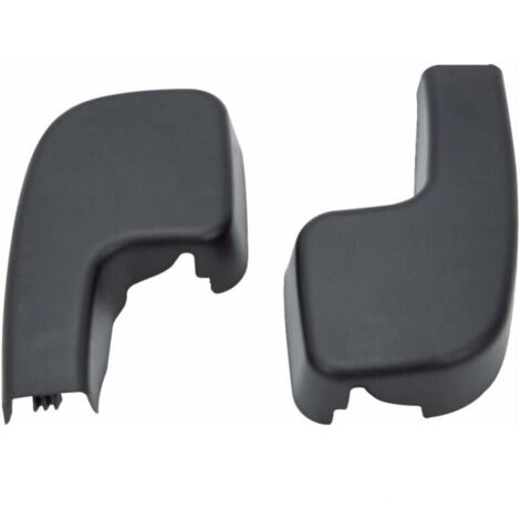 61617138990 Juego de 2 cubiertas de brazo de limpiaparabrisas delantero para Serie 3 E90 E92 E93, aptas para vehículos con volante a la izquierda