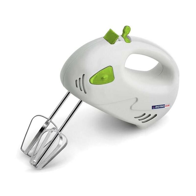 Mediawave Store - 619823 Batidora de mano eléctrica dictrolux doble fricción 120 w 7 velocidades Color: Verde