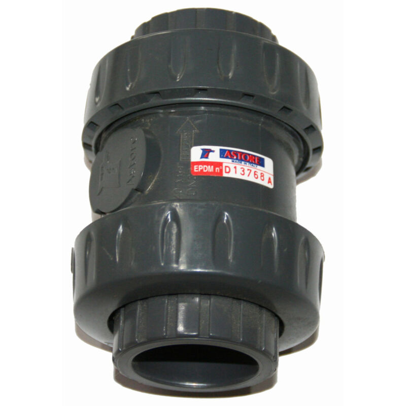Clapet Anti-Retour PVC 50 Mm - Pour Égout Et Drainage - Anti-Refoulement - Installation Facile
