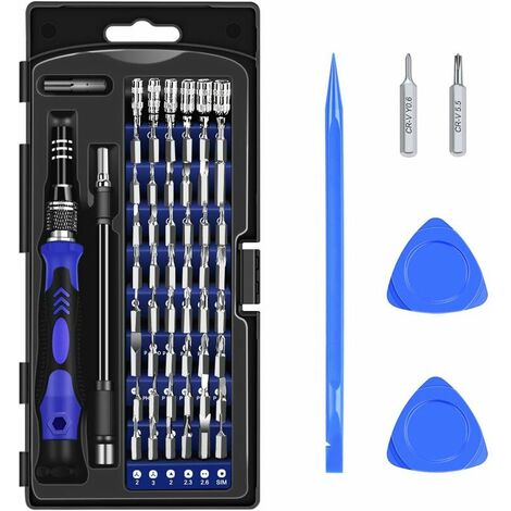 63 in 1 Magnetic Precision Screwdriver Kit, 56 Bit Screwdriver Repair Tools and More Accessories, for Mobile Phone, Tablet, PC, Macbook, Watch etc