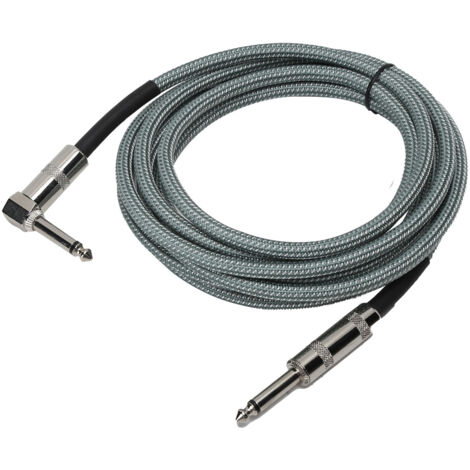 6,35 mm Stecker (6,35 mm) Gitarren-Audiokabel für E-Gitarrenverstärker – 3 m / 9,8 Fuß