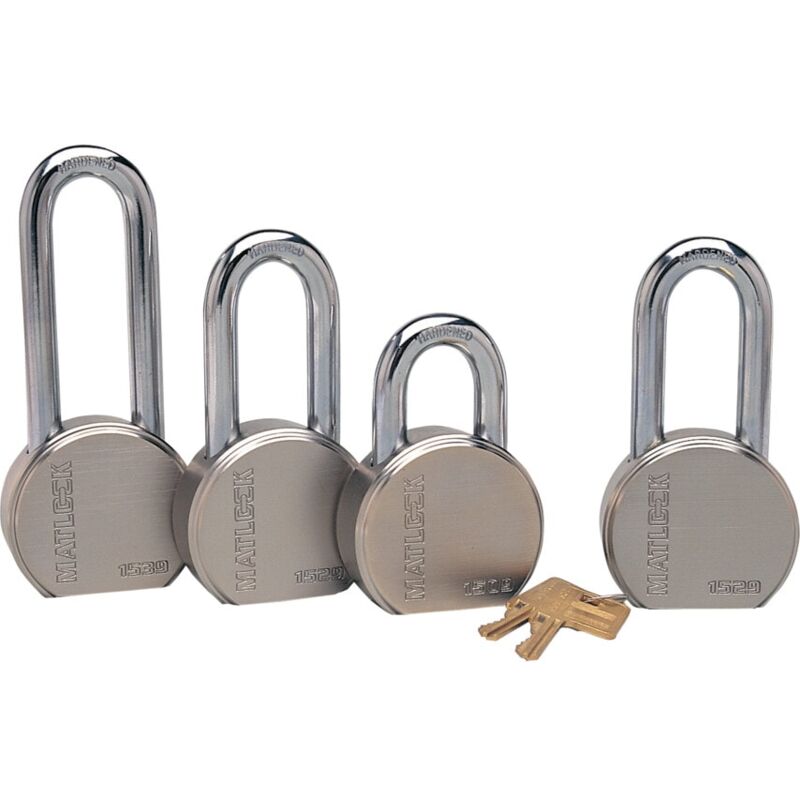 63.5X76MM Shackle Solid Steel Round Body Padlock - Matlock