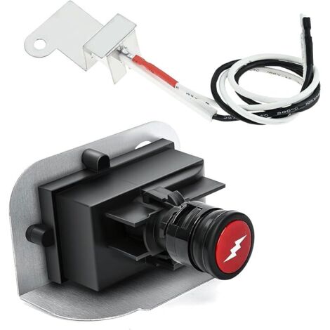 63788 Kit d'allumage, électronique, convient pour les barbecues portables Weber Q320 & Q3200, kit d'allumage, kit de remplacement pour barbecue Weber Q3200 (2014), kit d'allumage à gaz et kit