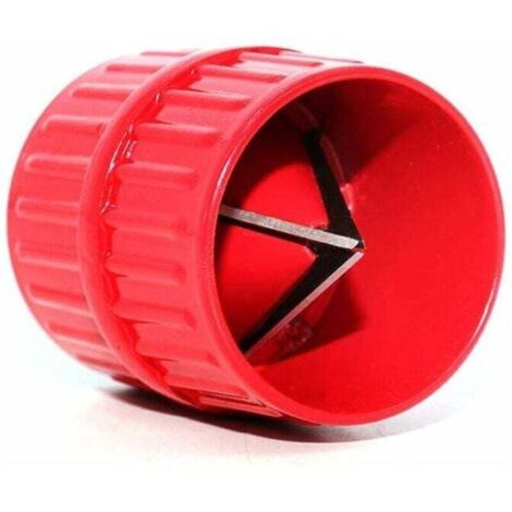 6–38 mm (1 Stück) Universal-Entgrater für Kunststoff-Kupferrohre, 2-in-1, für den Innen- und Außenbereich  FLITI