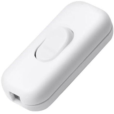 63x27mm 2A 1 Pièces Interrupteur Lampe de ChevetInterrupteur à double fil de commande à double fil coupé 318 Ligne,pour Petits Ap