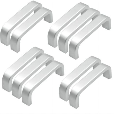 (64 MM), 10 mini tiradores de aluminio para puertas de armarios de cocina, cajones, muebles de dormitorio,